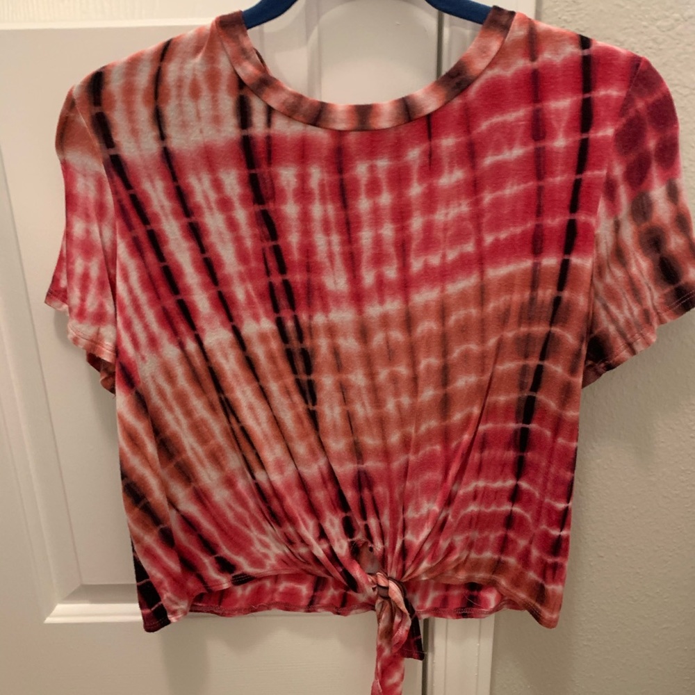 Willow Tie Dye Crop Top with Knot